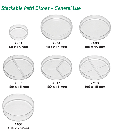 Stackable Petri Dishes